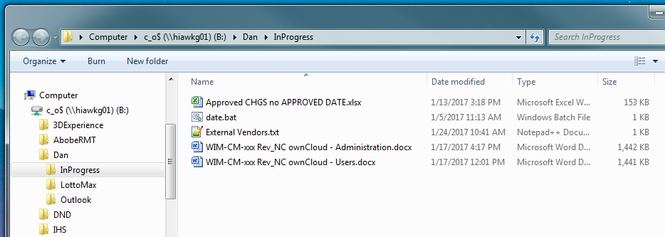 Directory listing