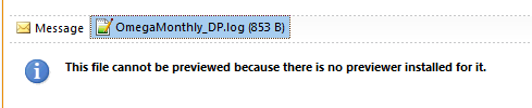 Preview Error
